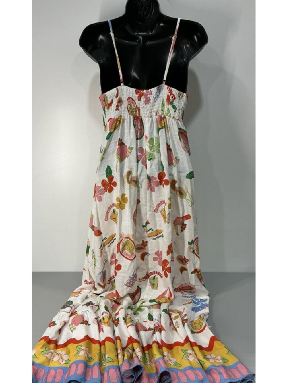 Petal and Pup Else Maxi Dress Summer Vacation Beach Dress M Boho Tropical NEW - Picture 8 of 11